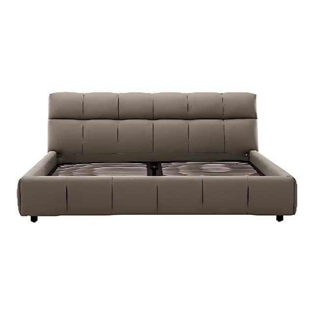 Boman Genuine Leather Bed