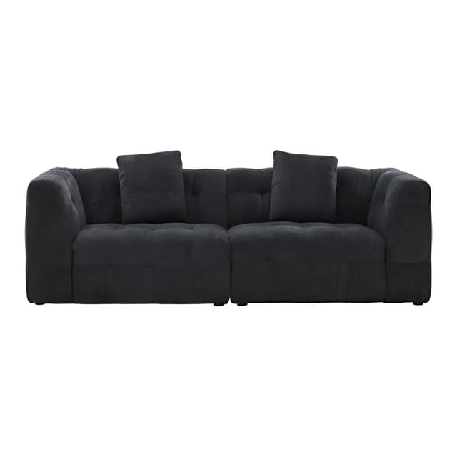 Cotton Candy Velvet Fabric Sofa